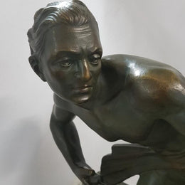 Art Deco Bronze Statue-1