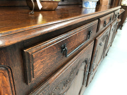 Grand 19th Century Oak French Kitchen Dresser | Antique & Vintage | Moonee Ponds Antiques | Australia Wide Delivery