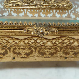 Gilt Filigree Jewellery Box