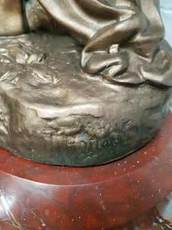 French Antique Figural Clock | Antique & Vintage | Moonee Ponds Antiques | Australia Wide Delivery