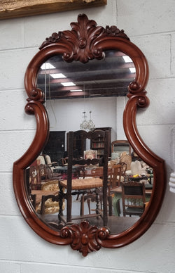 Antique Mahogany Rococo Style Wall Mirror | Antique & Vintage | Moonee Ponds Antiques | Australia Wide Delivery