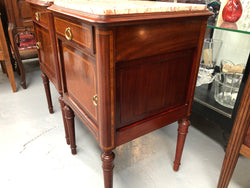 French Mahogany Inlaid Bedside Cabinets | Antique & Vintage | Moonee Ponds Antiques | Australia Wide Delivery