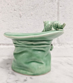 Sylvac Green Cat & Dog on Top Hat No. 1484 | Antique & Vintage | Moonee Ponds Antiques | Australia Wide Delivery