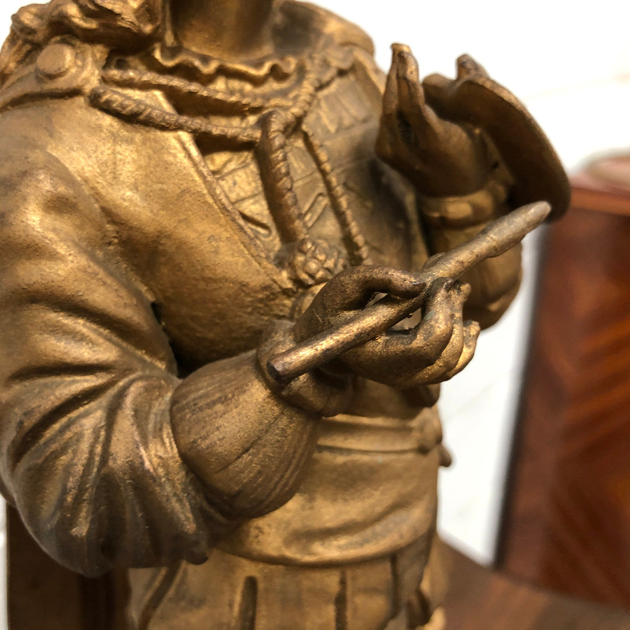 Fabulous Pair Of French Gilt Metal Table Lamps Of "The Artist" & "The Sculptor" | Antique & Vintage | Moonee Ponds Antiques | Australia Wide Delivery