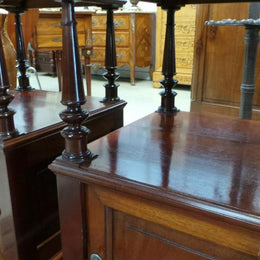 Pair of French Mahogany Bedside Cabinets-3