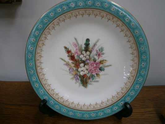 Hand Painted Floral Decorative Plate