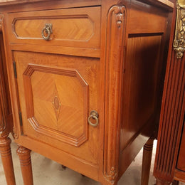 Pair Of French Inlaid Bedside Cabinets-2