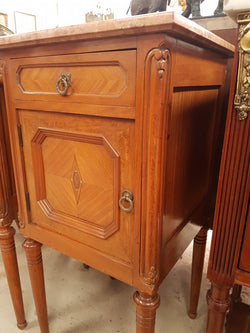 Pair Of French Inlaid Bedside Cabinets-2 | Antique & Vintage | Moonee Ponds Antiques | Australia Wide Delivery