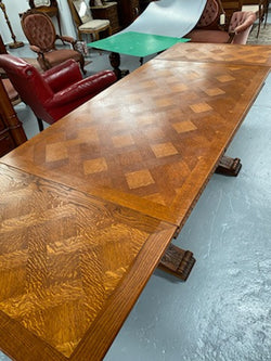 French Oak Renaissance Style Extension Table | Antique & Vintage | Moonee Ponds Antiques | Australia Wide Delivery