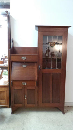 Arts And Crafts Blackwood Secretaire | Antique & Vintage | Moonee Ponds Antiques | Australia Wide Delivery