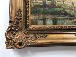 Beautiful Framed Dutch Oil on Canvas | Antique & Vintage | Moonee Ponds Antiques | Australia Wide Delivery
