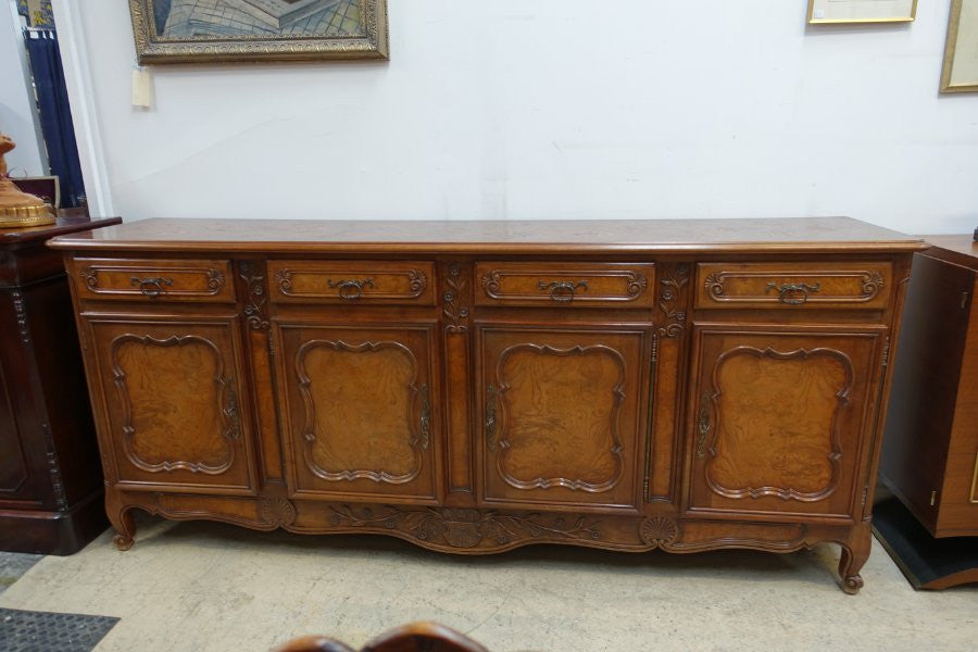 Large French Walnut Sideboard