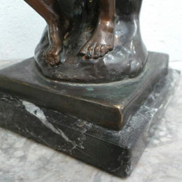Antique Bronze Male Statue
