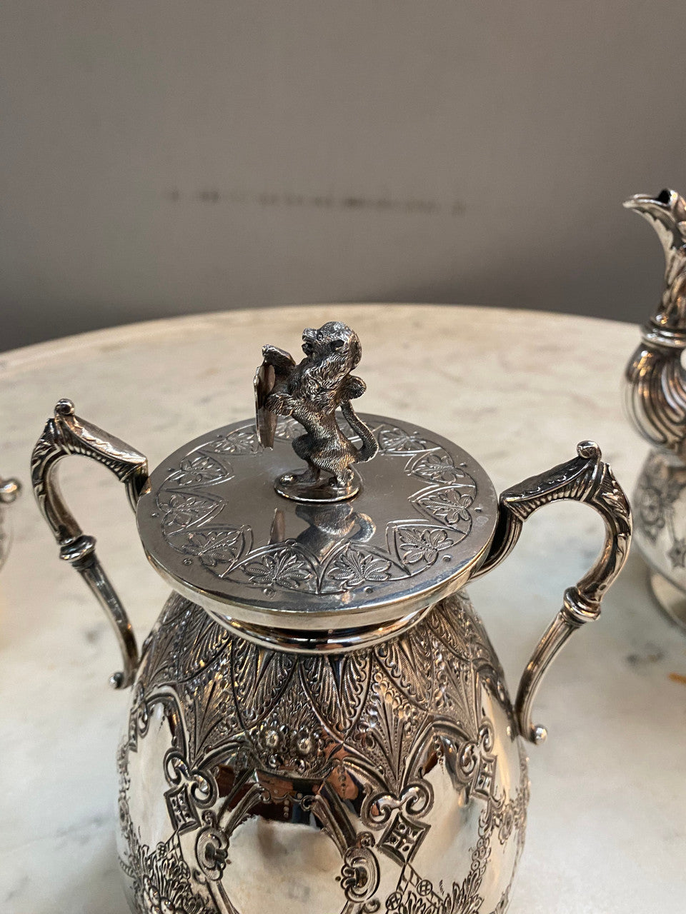 Amazing Quality Sheffield Plate Tea & Coffee Service By Walker & Hall | Antique & Vintage | Moonee Ponds Antiques | Australia Wide Delivery