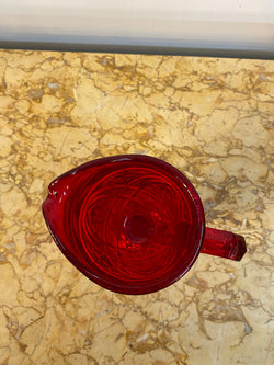 Fenton Glass Ruby Jug | Antique & Vintage | Moonee Ponds Antiques | Australia Wide Delivery