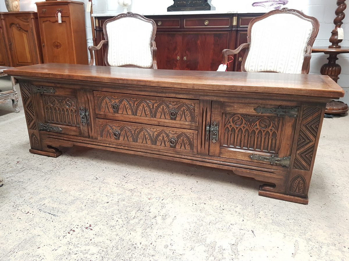 French Gothic Style Cabinet-1 | Antique & Vintage | Moonee Ponds Antiques | Australia Wide Delivery