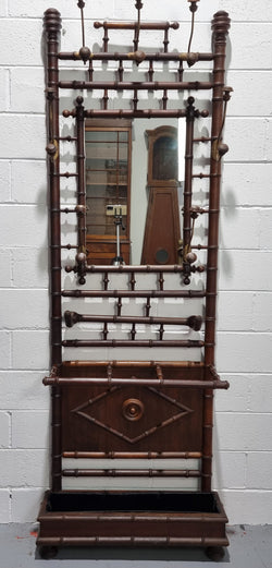Stunning Antique French Faux Bamboo Hallstand | Antique & Vintage | Moonee Ponds Antiques | Australia Wide Delivery