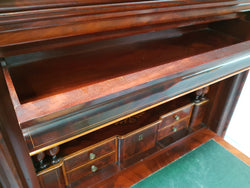 French Flame Mahogany Secretaire a Abattant | Antique & Vintage | Moonee Ponds Antiques | Australia Wide Delivery