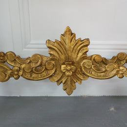 Louis XV Style French Beautifully Carved Gilt Console Table