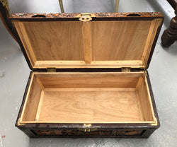 Vintage Camphor Wood Chest Of Small Proportions | Antique & Vintage | Moonee Ponds Antiques | Australia Wide Delivery