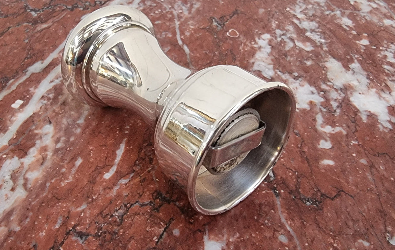 Vintage Sterling Silver Pepper Grinder Hallmarked | Antique & Vintage | Moonee Ponds Antiques | Australia Wide Delivery