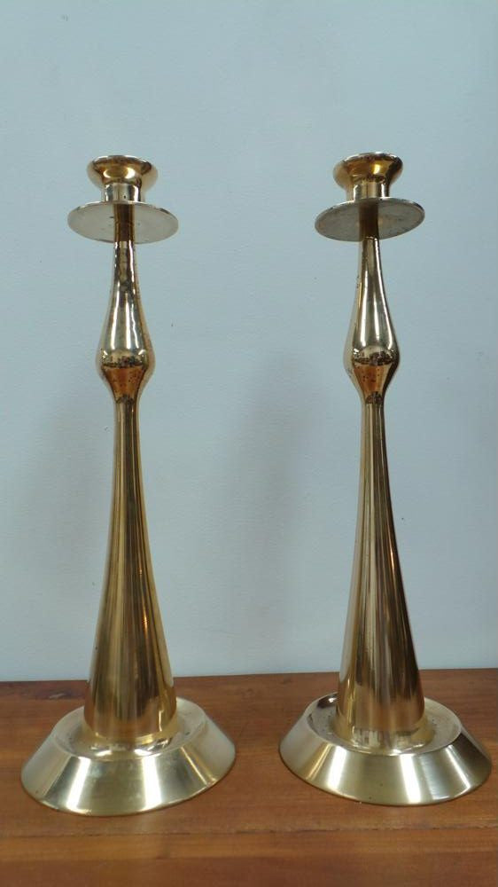 Pair Of Bronze Candlesticks | Antique & Vintage | Moonee Ponds Antiques | Australia Wide Delivery