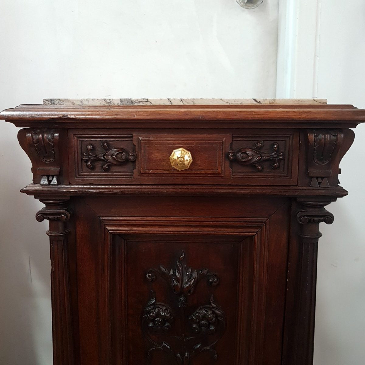 French Ornate Bedside Cabinet | Antique & Vintage | Moonee Ponds Antiques | Australia Wide Delivery