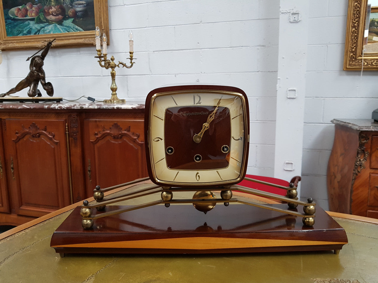 Art Deco Westminster Chime Clock | Antique & Vintage | Moonee Ponds Antiques | Australia Wide Delivery