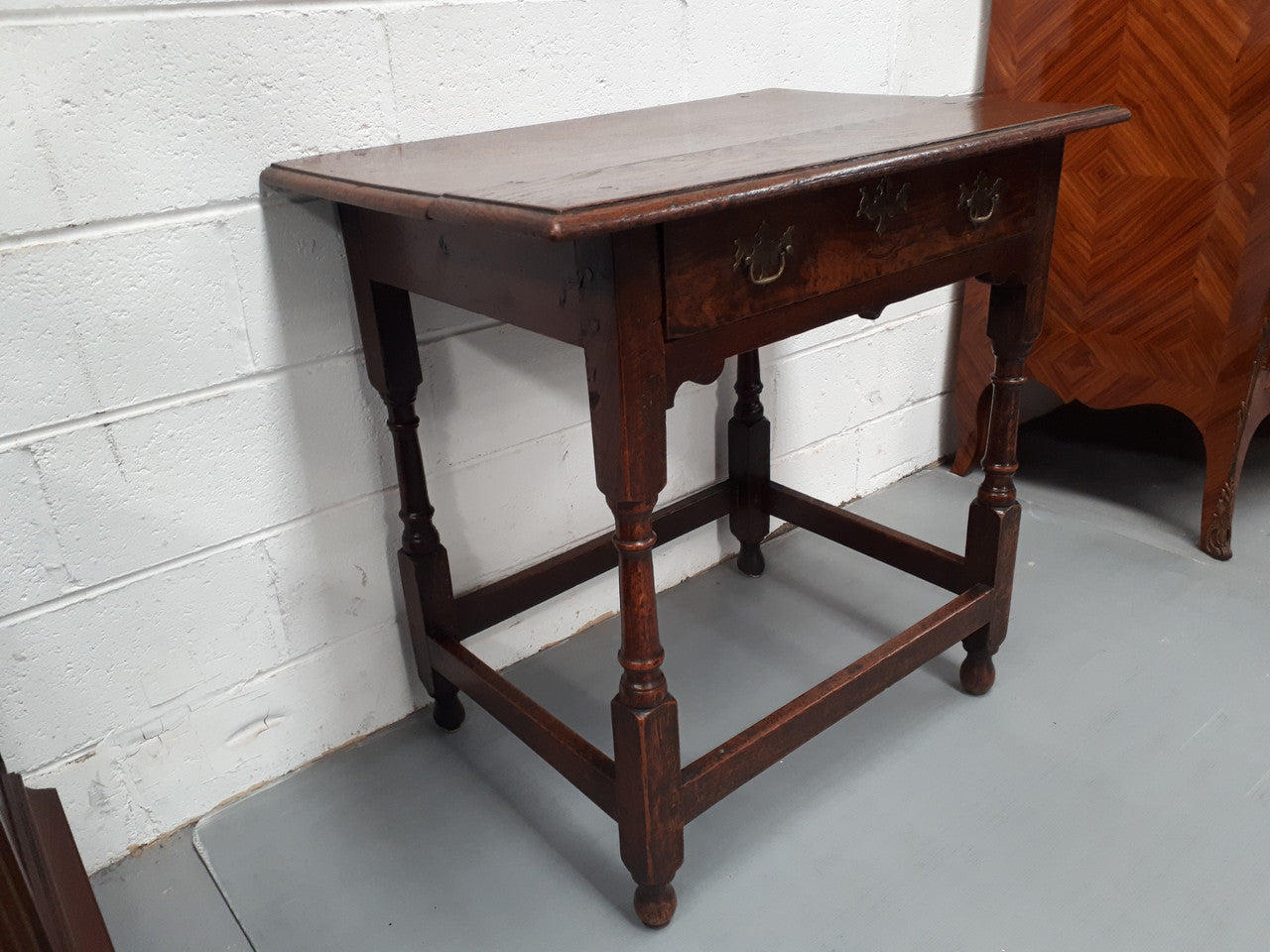 A Late 18th Century French Oak Side Table With Drawer | Antique & Vintage | Moonee Ponds Antiques | Australia Wide Delivery