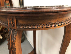 French Fruitwood Marble Top Occasional Table | Antique & Vintage | Moonee Ponds Antiques | Australia Wide Delivery