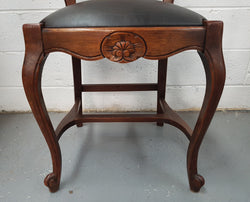 Set of 10 French Ladder Back Dining Chairs With Leather Seat | Antique & Vintage | Moonee Ponds Antiques | Australia Wide Delivery