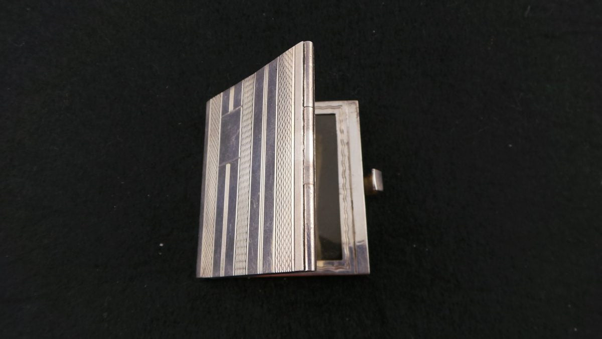 Edwardian Silver Miniature 3 Section Photo Frame | Antique & Vintage | Moonee Ponds Antiques | Australia Wide Delivery
