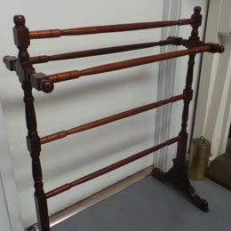 Beautiful Mahogany Towel Rail