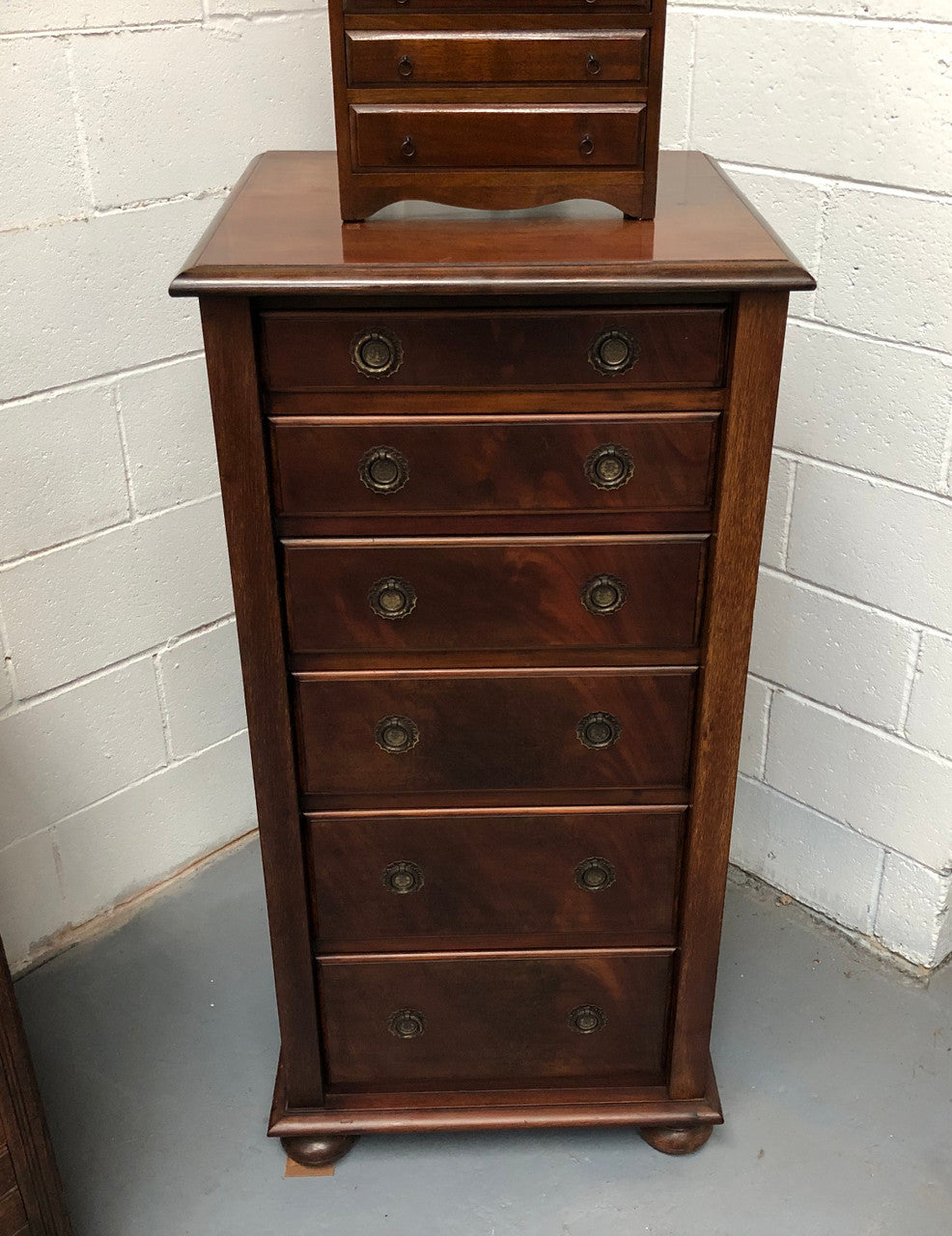 Lovely English Wellington Chest Of Drawers | Antique & Vintage | Moonee Ponds Antiques | Australia Wide Delivery