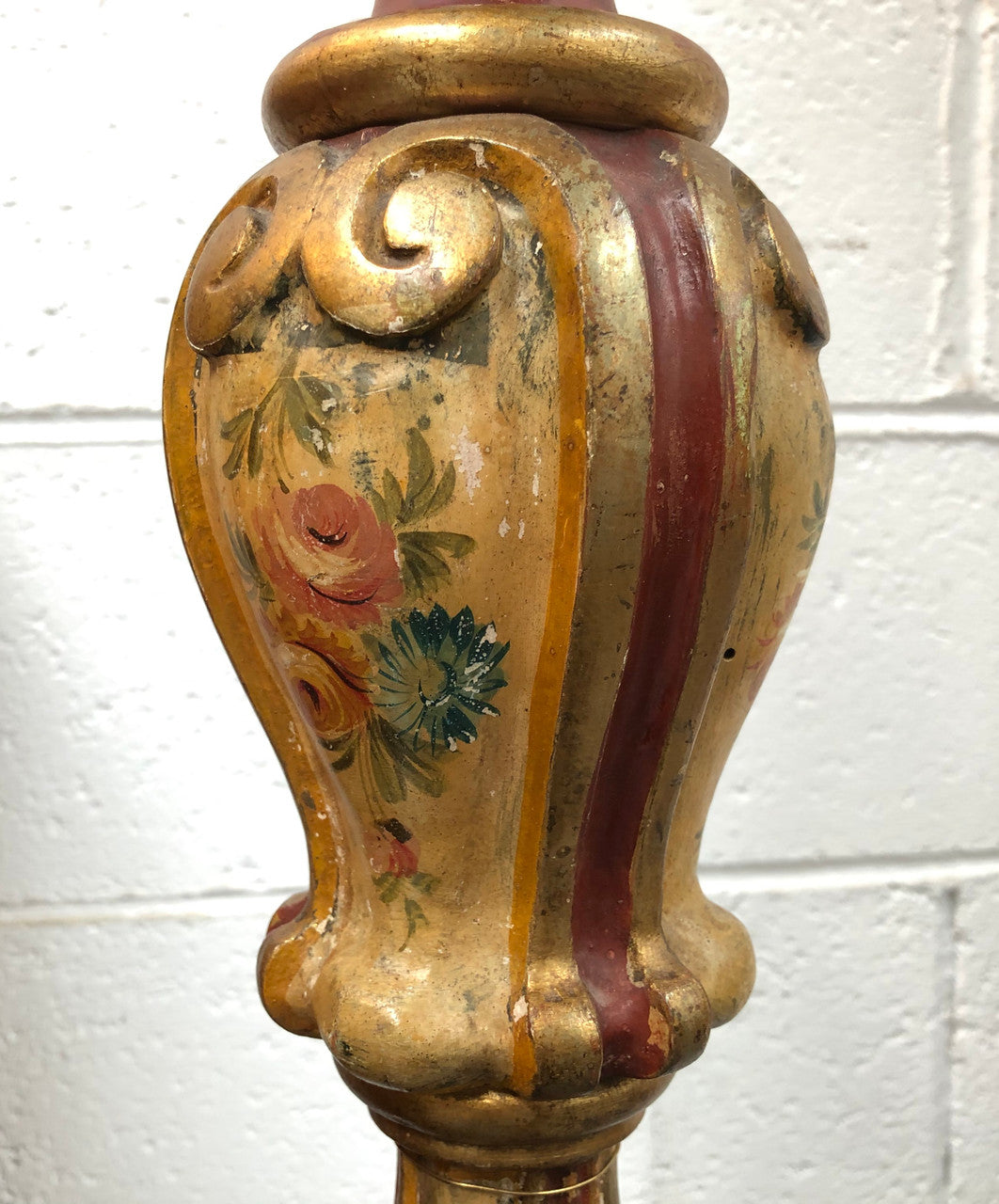 Painted Standard Lamp Base | Antique & Vintage | Moonee Ponds Antiques | Australia Wide