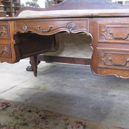 Louis XV Style Parquetry Top Desk