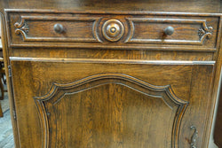 French Provincial Single Door Oak Buffet | Antique & Vintage | Moonee Ponds Antiques | Australia Wide Delivery