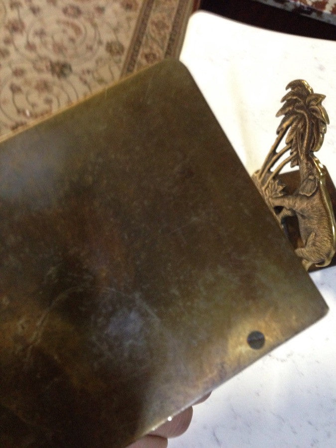 Pair Antique Brass Bookends | Antique & Vintage | Moonee Ponds Antiques | Australia Wide Delivery
