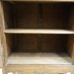 French Provincial Single Door Oak Buffet