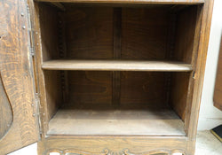 French Provincial Single Door Oak Buffet | Antique & Vintage | Moonee Ponds Antiques | Australia Wide Delivery
