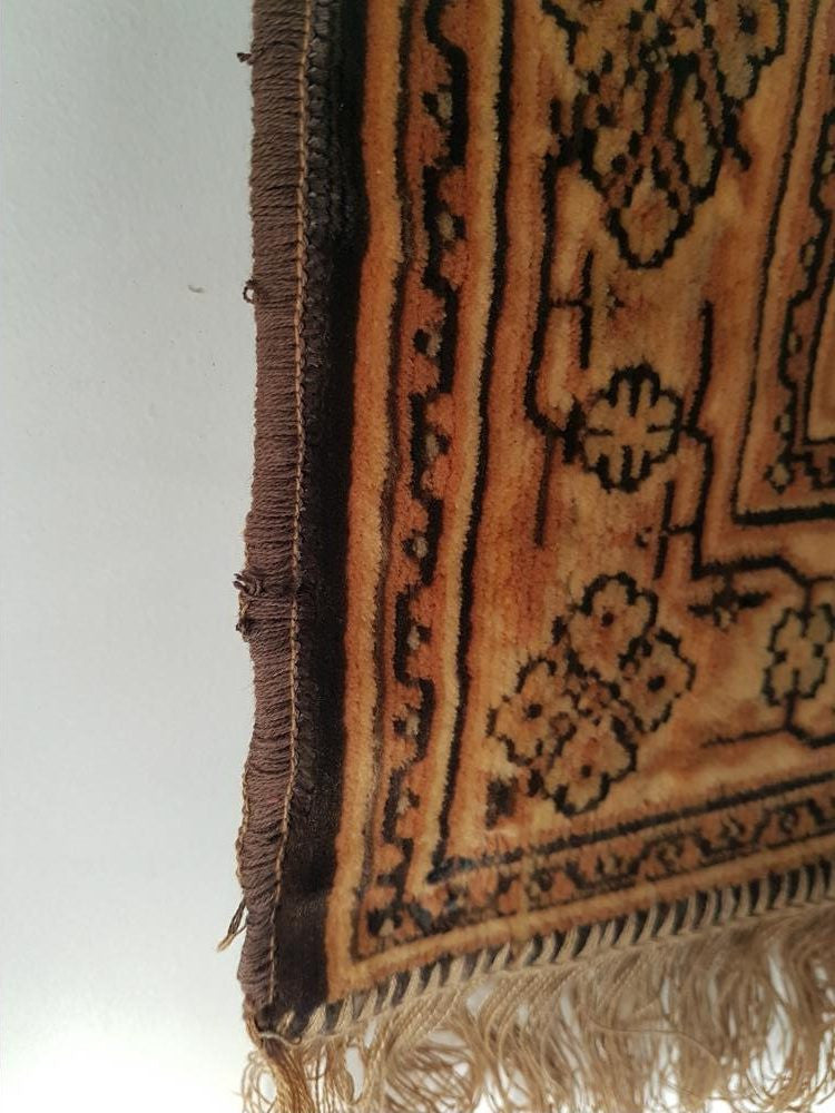 Late Victorian Persian Hanging Silk Tapestry
