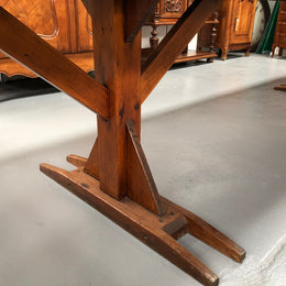Australian Pine Trestle Style Table
