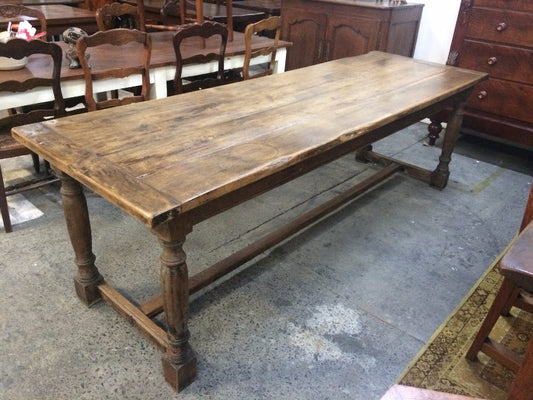 19th Century French Oak Farmhouse Table