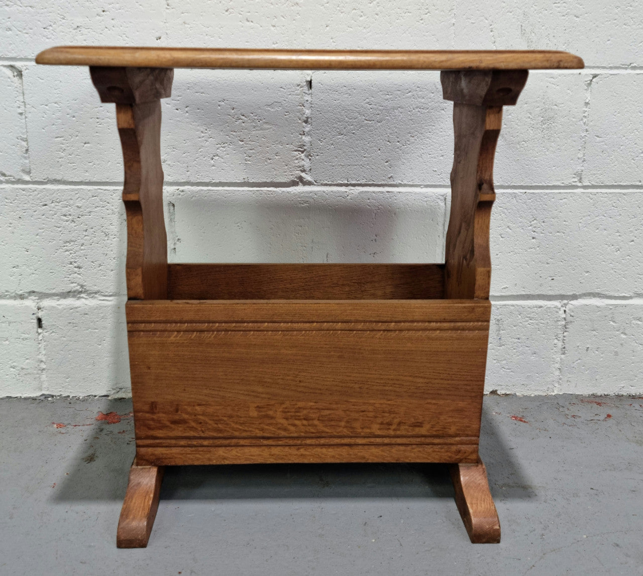 Arts & Crafts Style Magazine - Newspaper Rack Side Table | Antique & Vintage | Moonee Ponds Antiques | Australia Wide Delivery