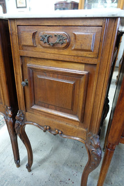 Pair Of French Walnut Bedside Cabinets-2 | Antique & Vintage | Moonee Ponds Antiques | Australia Wide Delivery