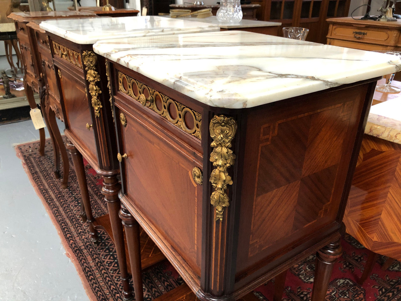 Sensational Pair of French Bedside Cabinets