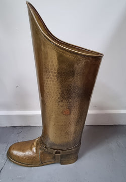 Decorative French brass Boot Umbrella Stand | Antique & Vintage | Moonee Ponds Antiques | Australia Wide Delivery