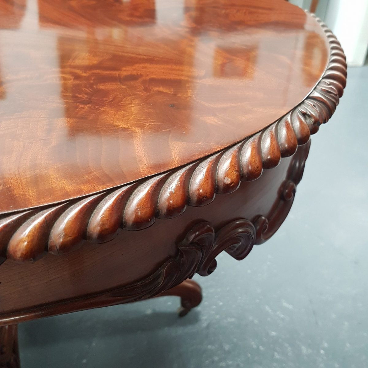 Antique French Flame Mahogany Centre Table | Antique & Vintage | Moonee Ponds Antiques | Australia Wide Delivery