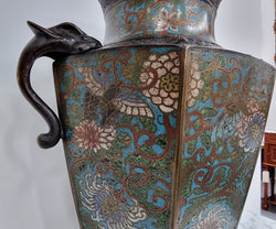 Superb Quality Bronze and Cloisonne Vase | Antique & Vintage | Moonee Ponds Antiques | Australia Wide Delivery