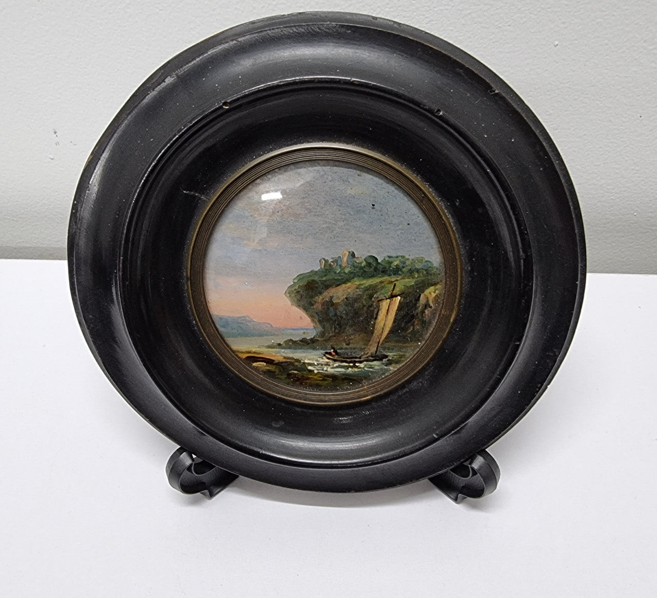 Victorian Hand Painted Miniature Sea Scene | Antique & Vintage | Moonee Ponds Antiques | Australia Wide Delivery